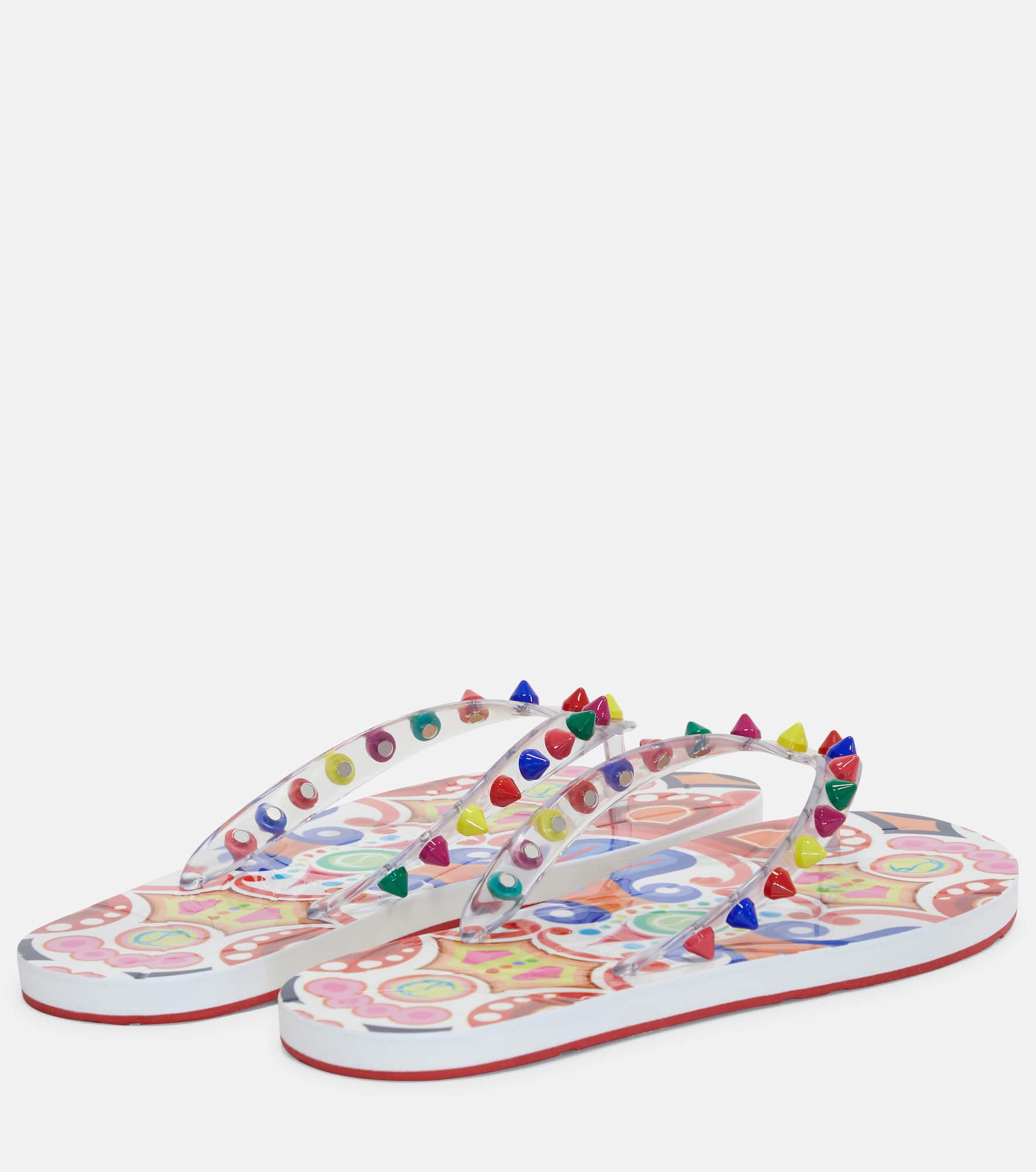 Loubi Flip Spikes thong sandals - 3