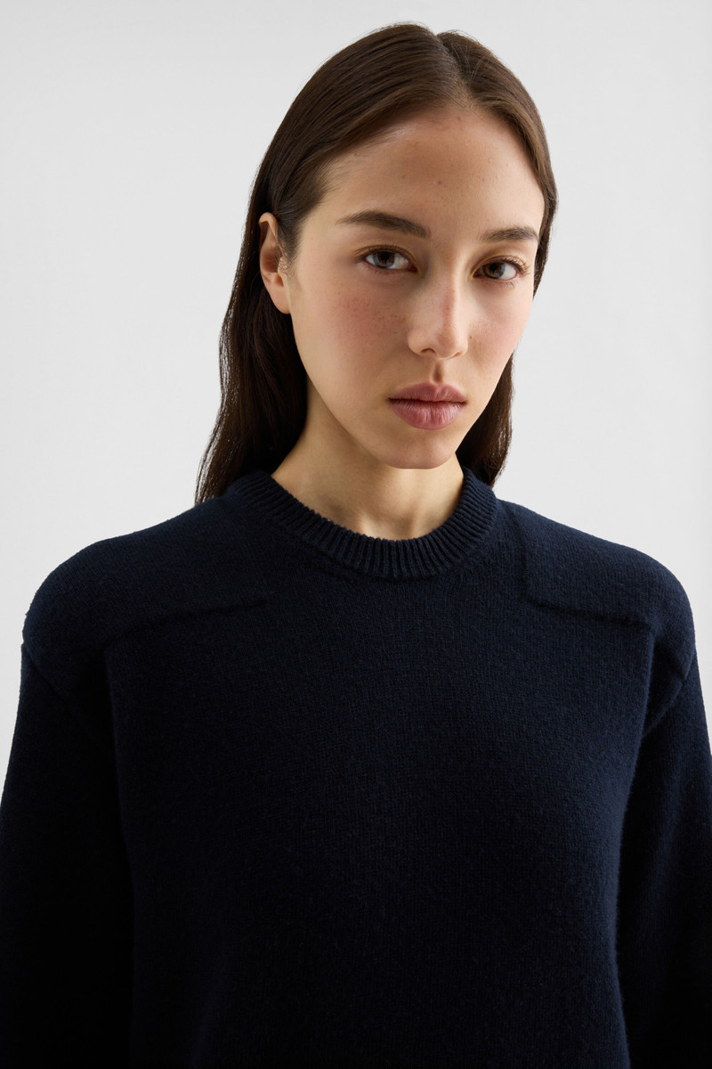 Wool Crew-Neck Dress 4