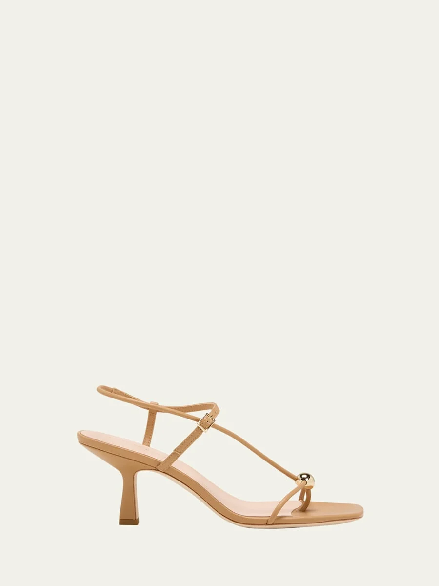 Triana Strappy Leather Dome Sandals - 1
