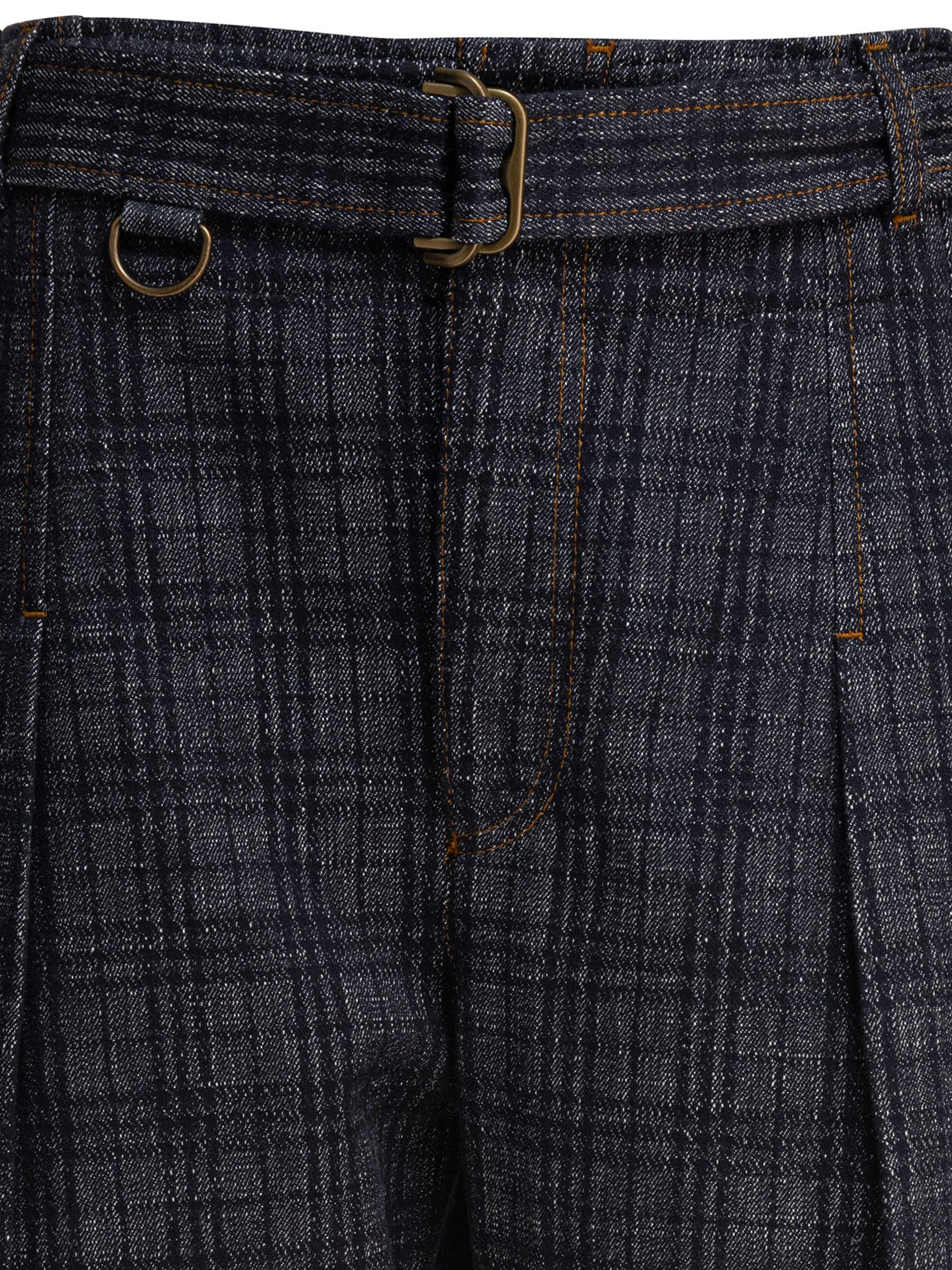 Burberry Women Check Denim Jeans - 3