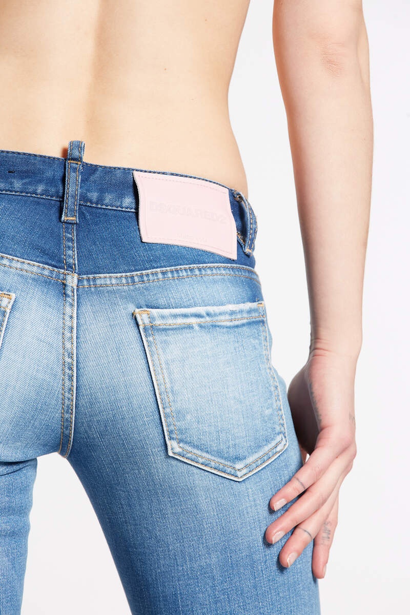 MEDIUM CLEAN WASH JENNIFER JEANS - 4
