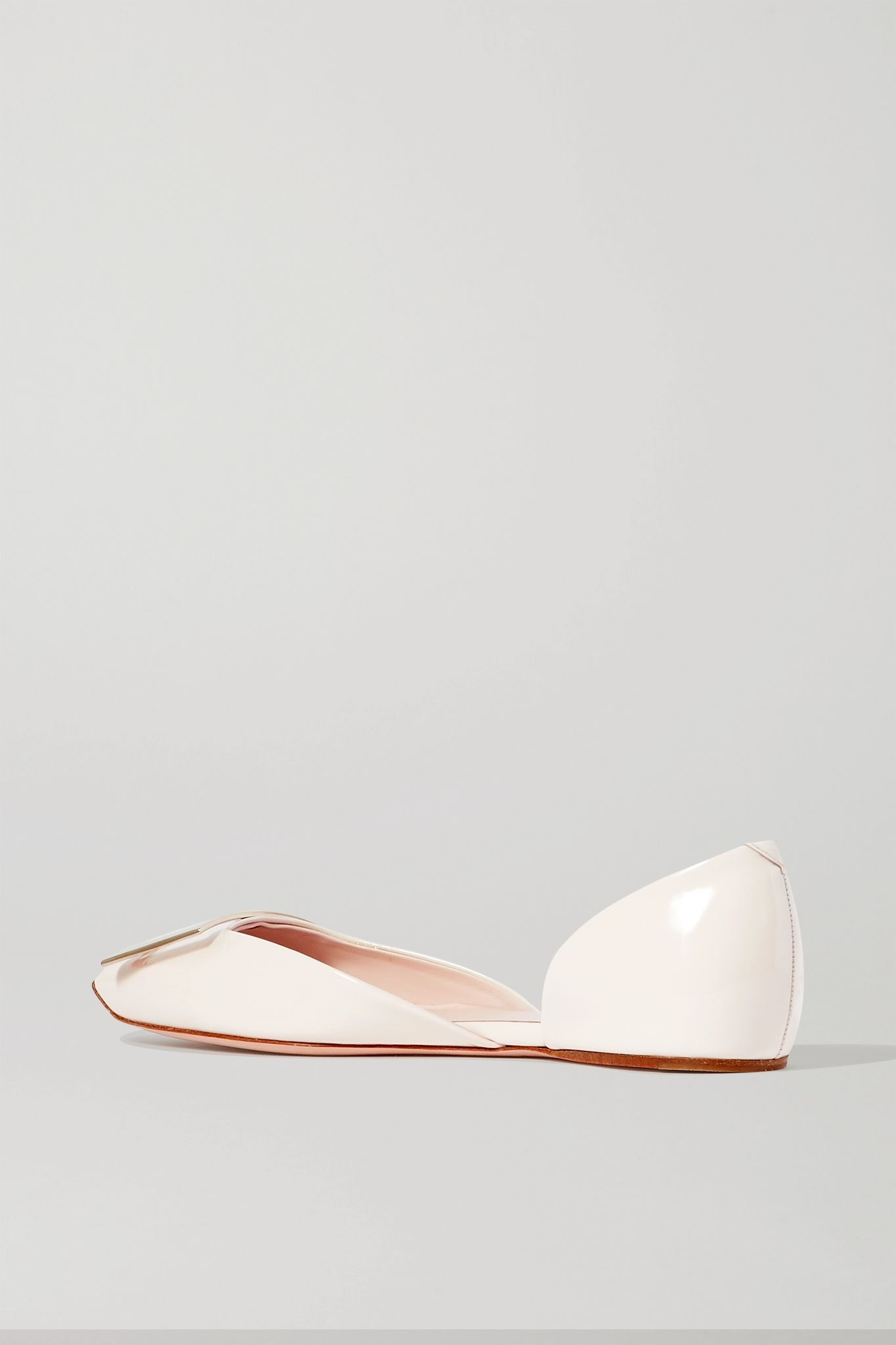 Trompette D'Orsay leather ballet flats - 4