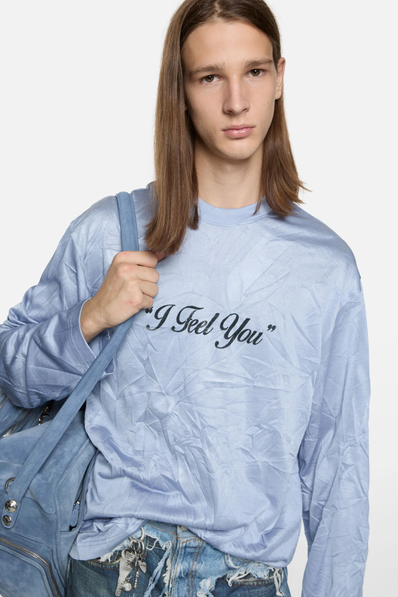 Graphic t-shirt - relaxed - Powder blue 4