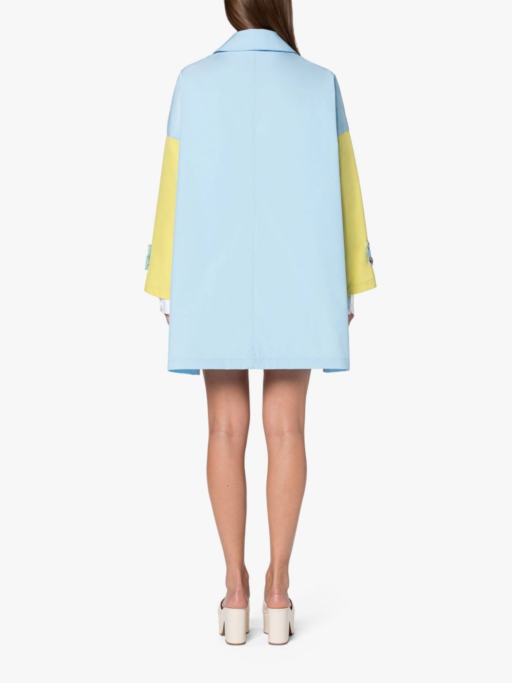 HUMBIE BLUE X YELLOW ECO DRY OVERCOAT - 4
