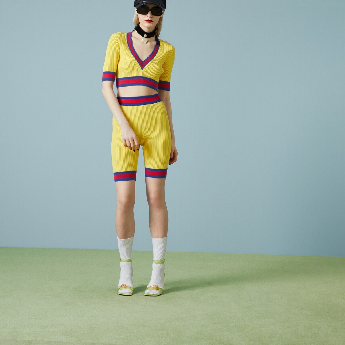 Stretch viscose short with Web - 5