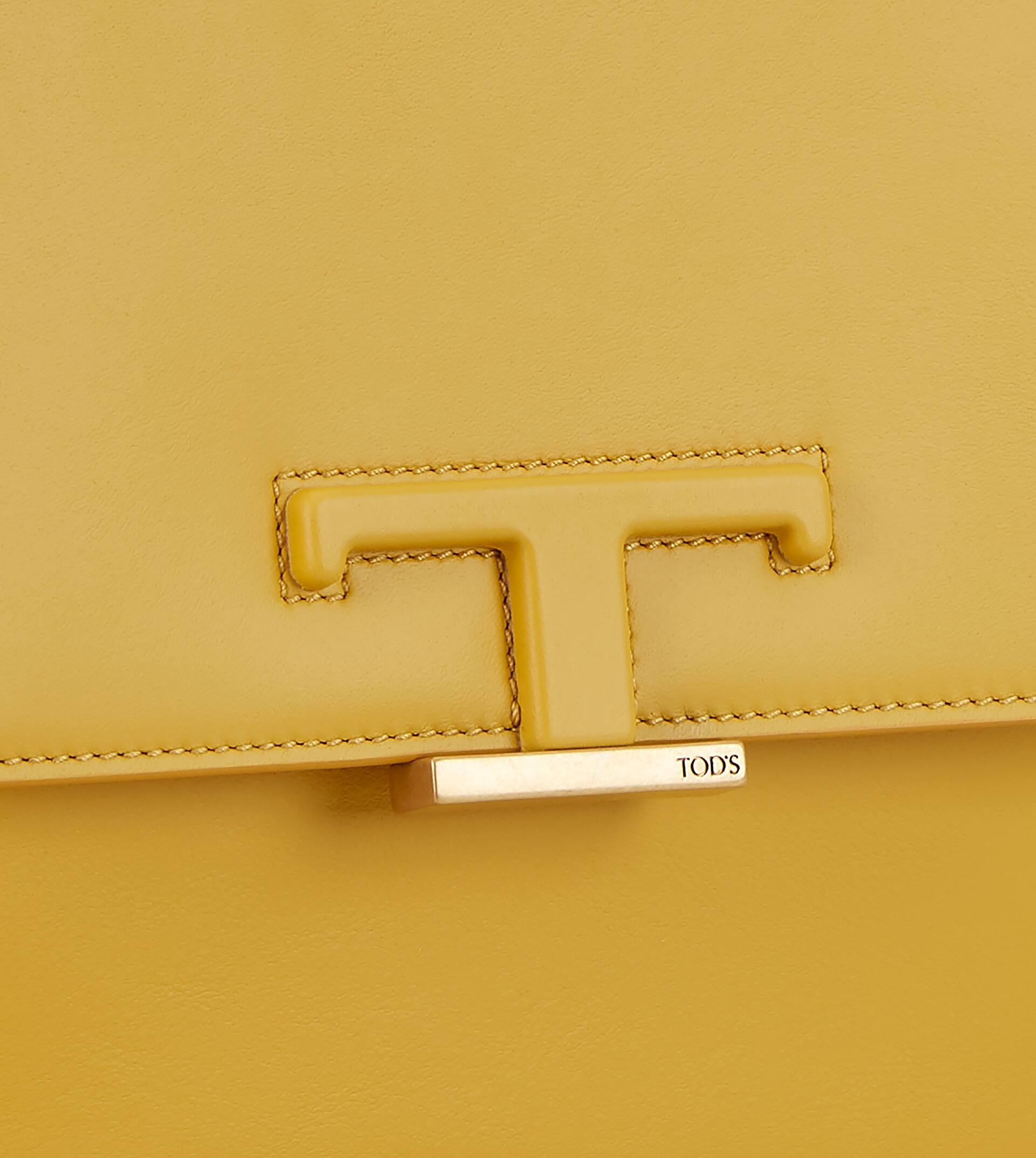 TIMELESS CROSSBODY IN LEATHER MINI - YELLOW - 4