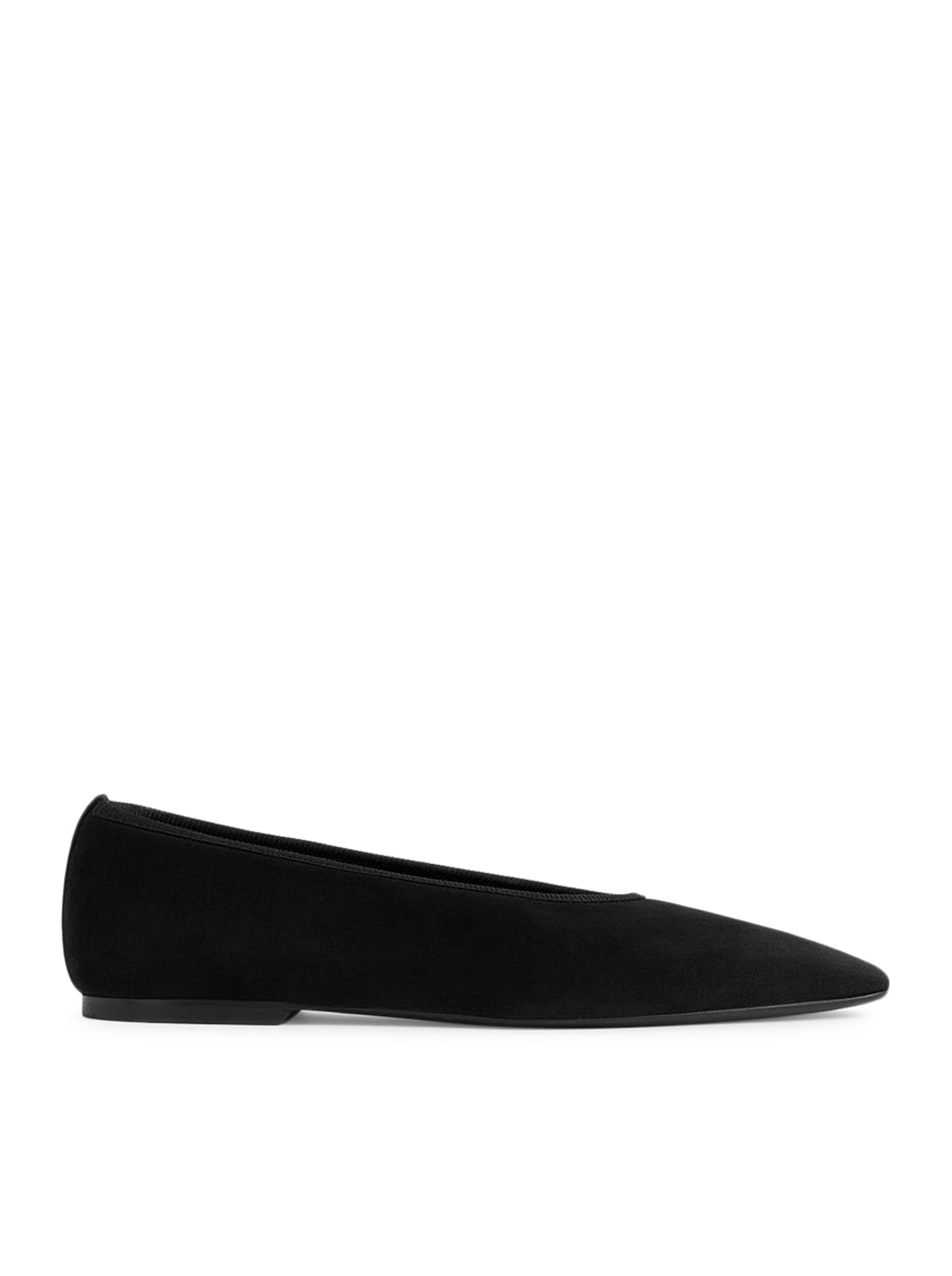 MINIMALIST SUEDE BALLERINAS - 1
