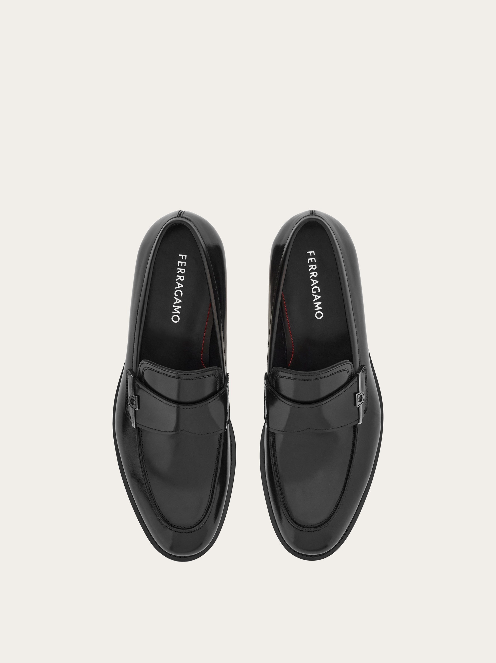 Penny loafer with Gancini ornament - 2