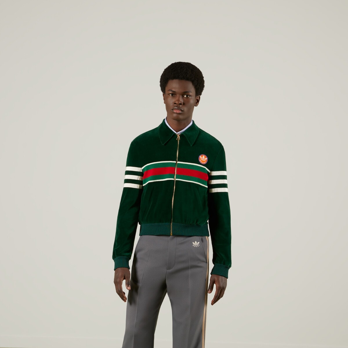 adidas x Gucci zip jacket - 6