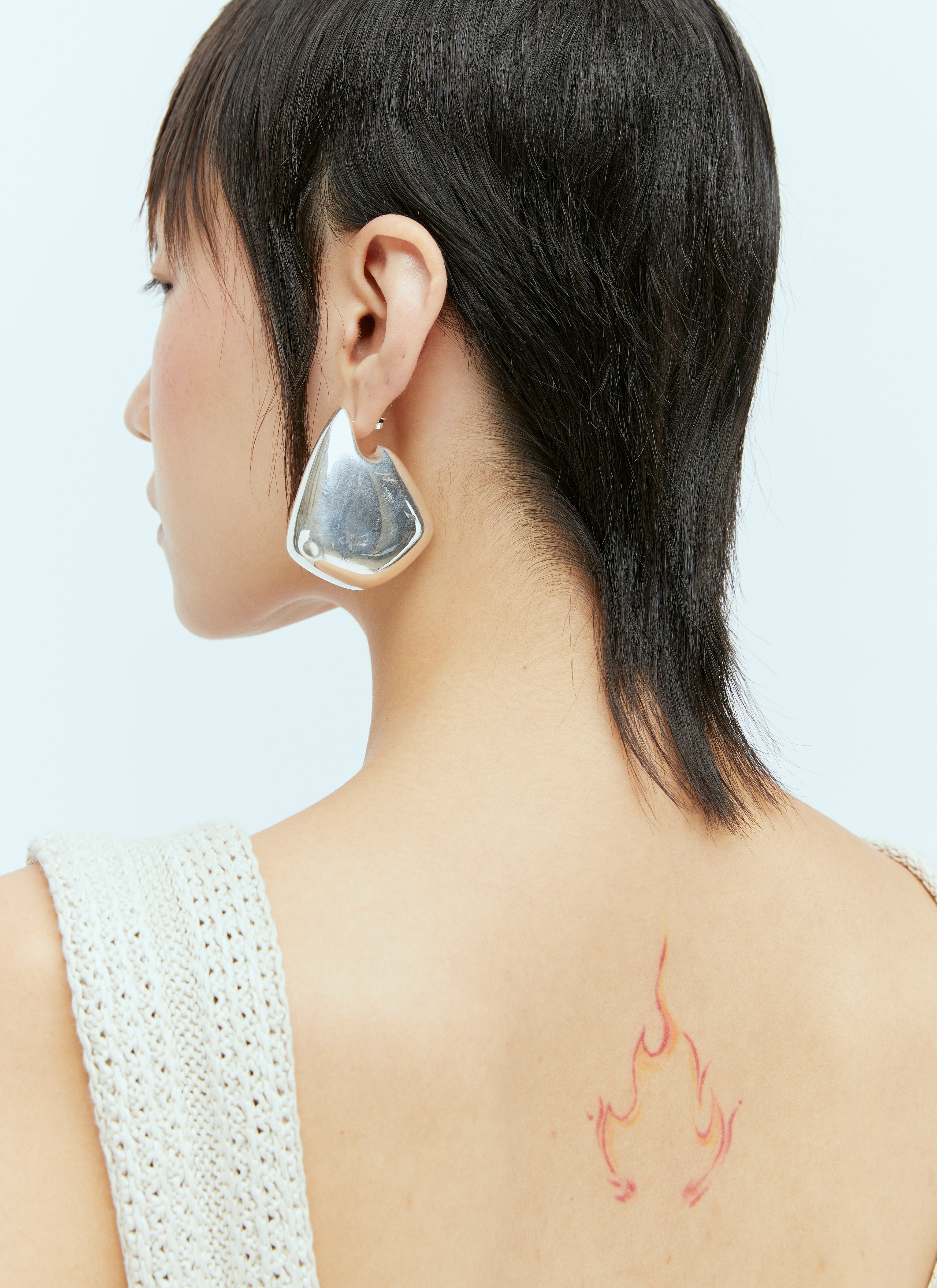 Large Fin Earrings - 4