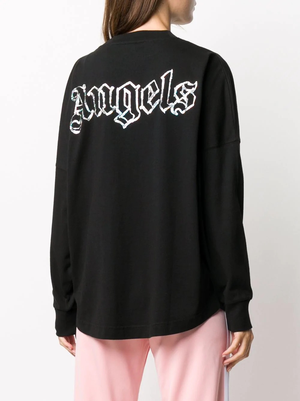 holographic logo sweatshirt - 4