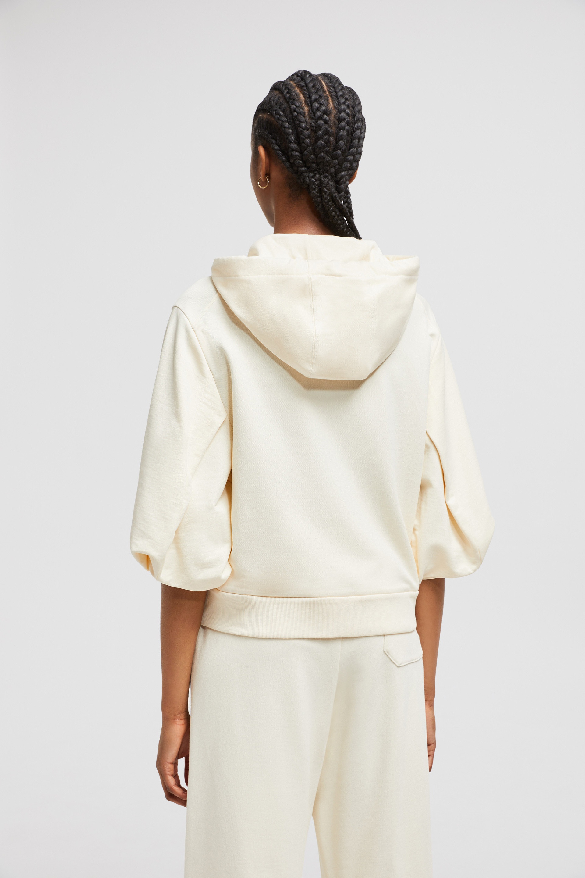 Cotton Zip-Up Hoodie - 5