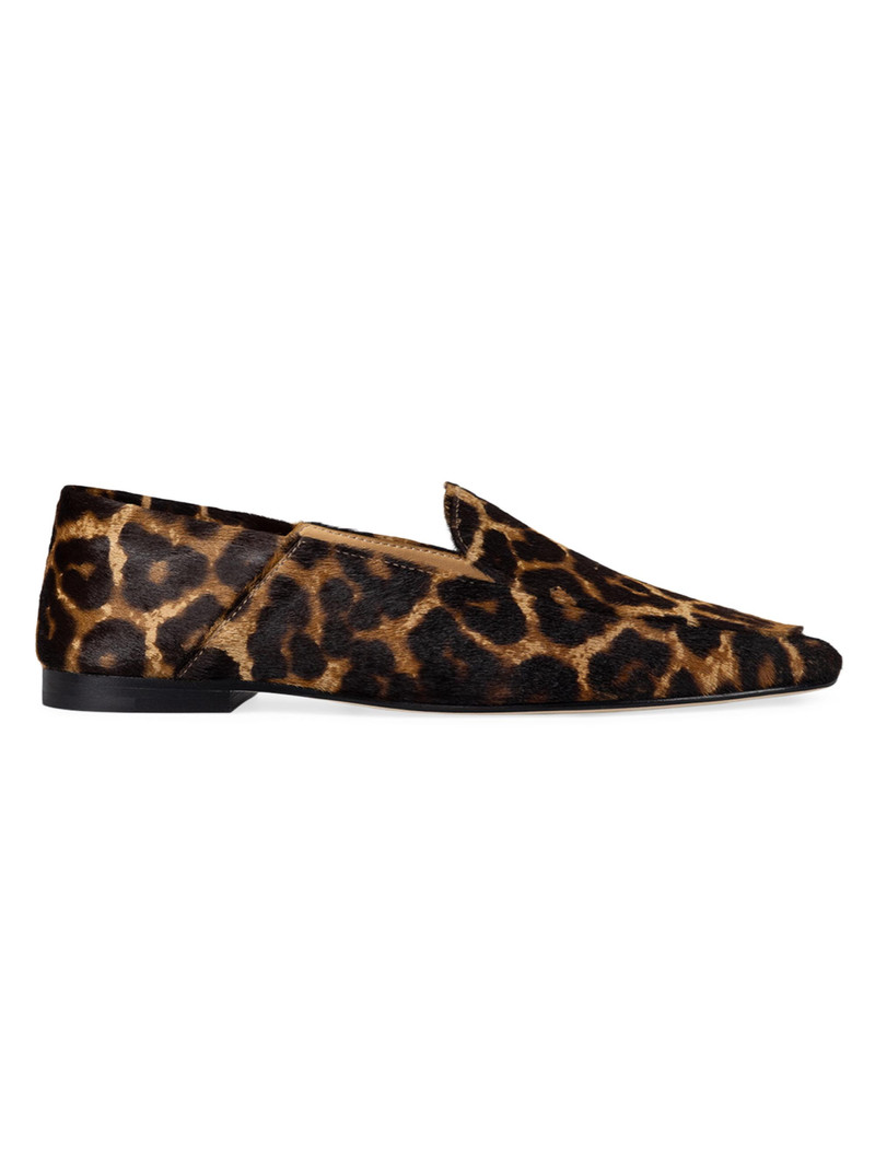 Women's Gio Leopard-Print Calf-Hair Loafers - Leo Print 1