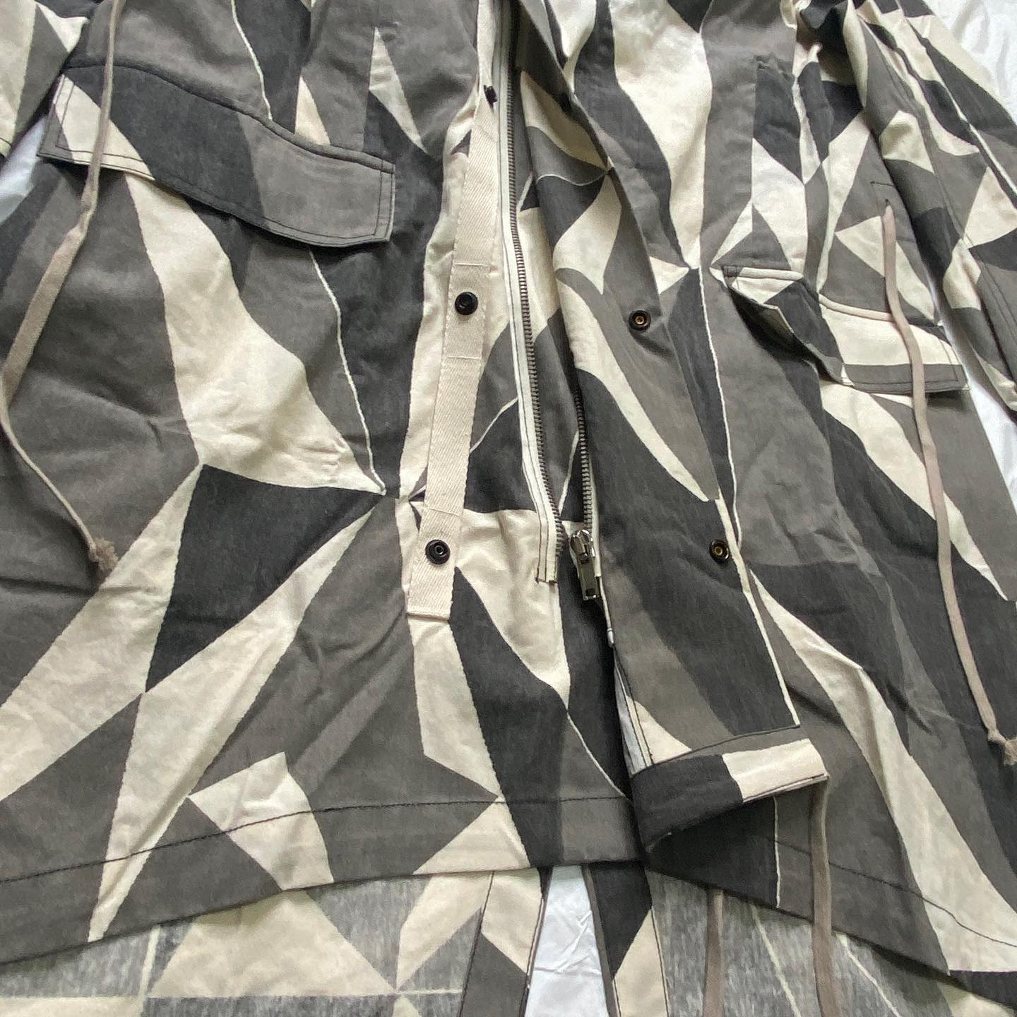 Rick owens BWNT drkshdw camo fishtail parka coat - 9