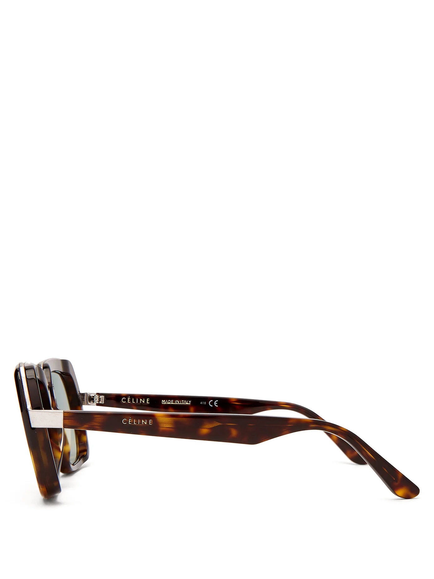 Oversized square acetate sunglasses - 3