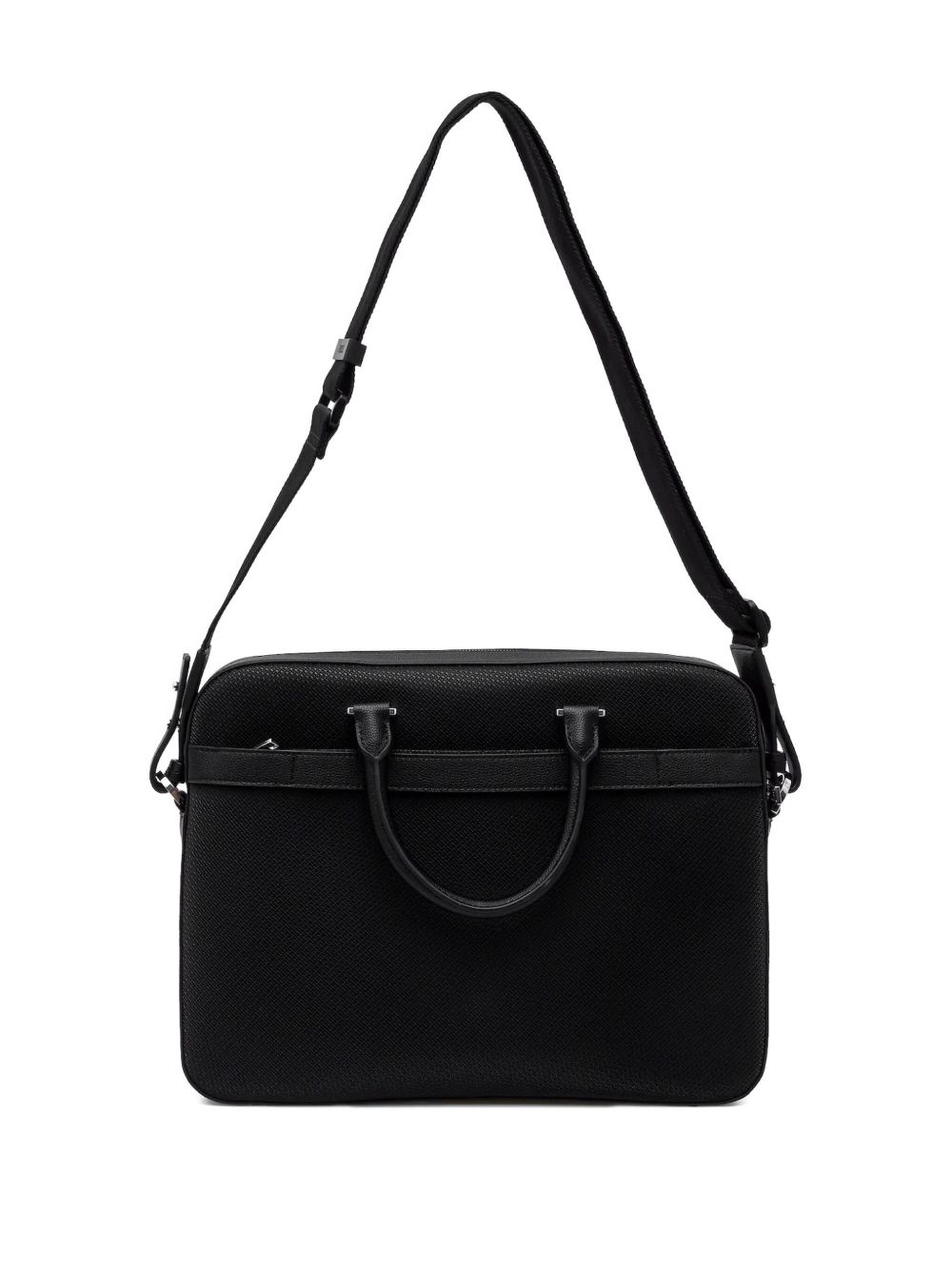 textured briefcase - 2