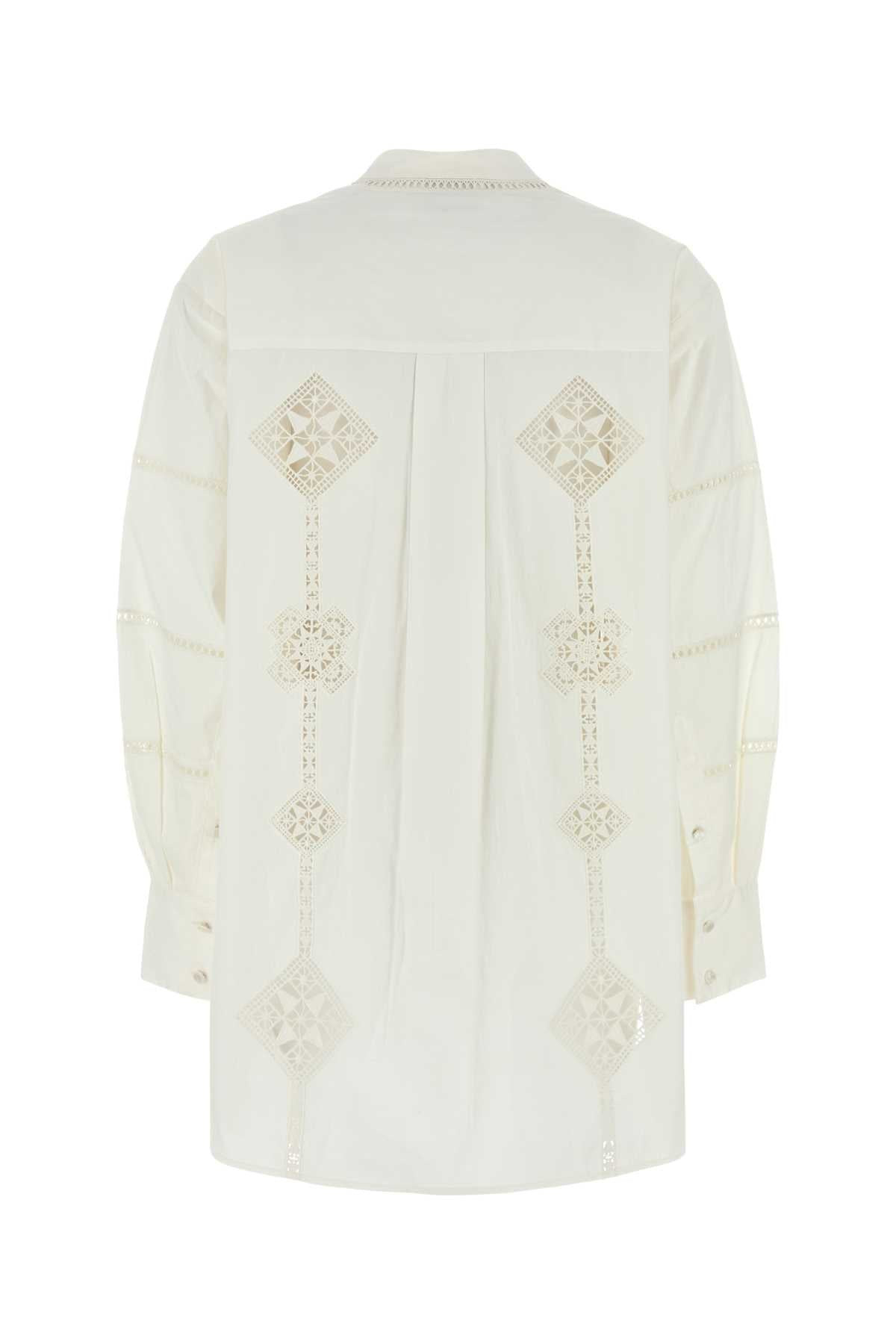 Isabel Marant Women White Poplin Soeline Shirt - 2