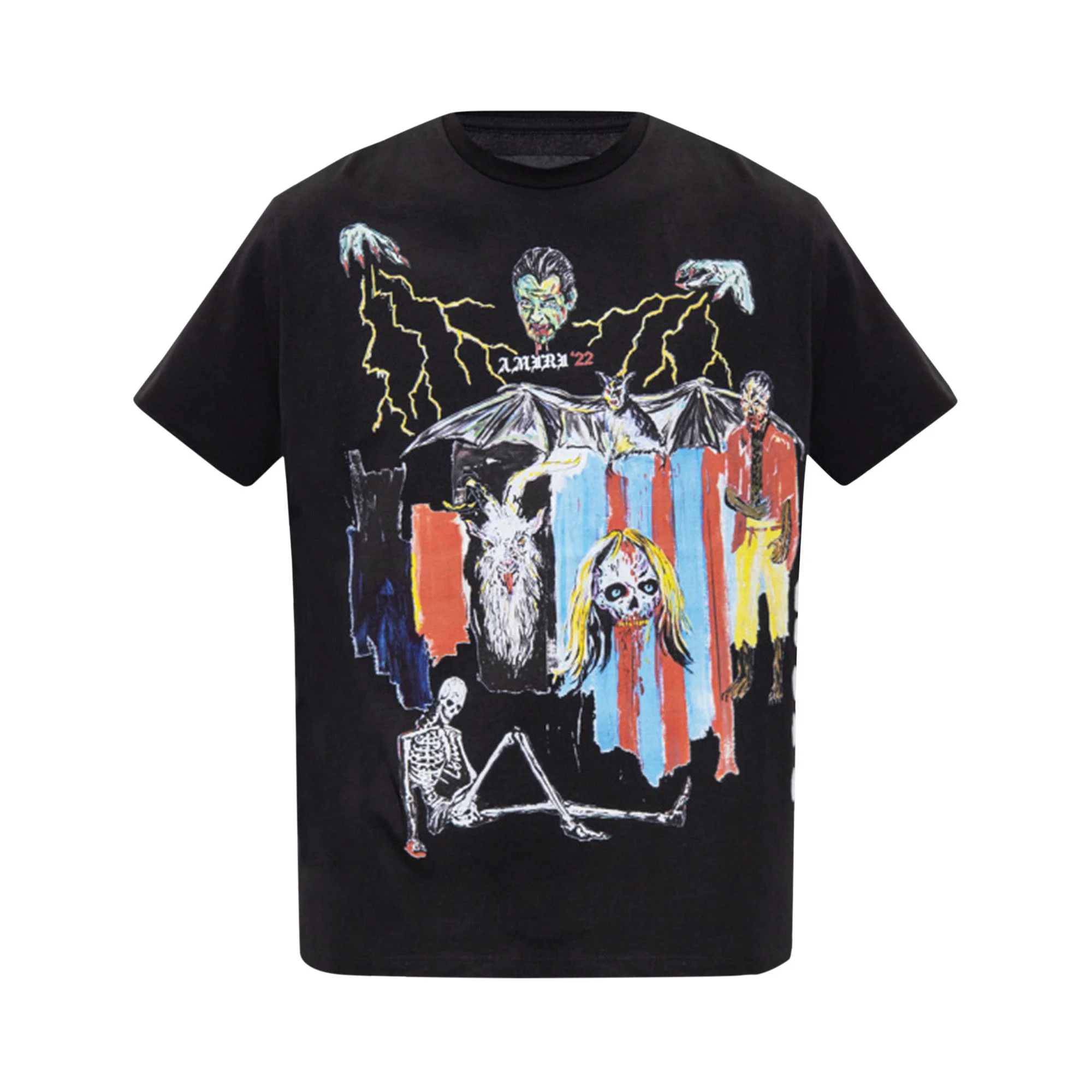 Amiri x Wes Lang Blood 38 Tee 'Black' - 1