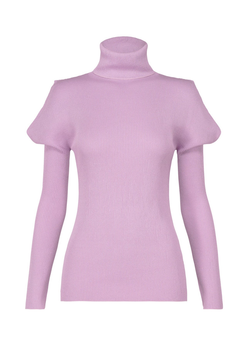 FLAT RIB KNIT BLOUSE 1