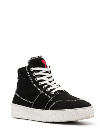 AMI Paris high top sneakers outlook