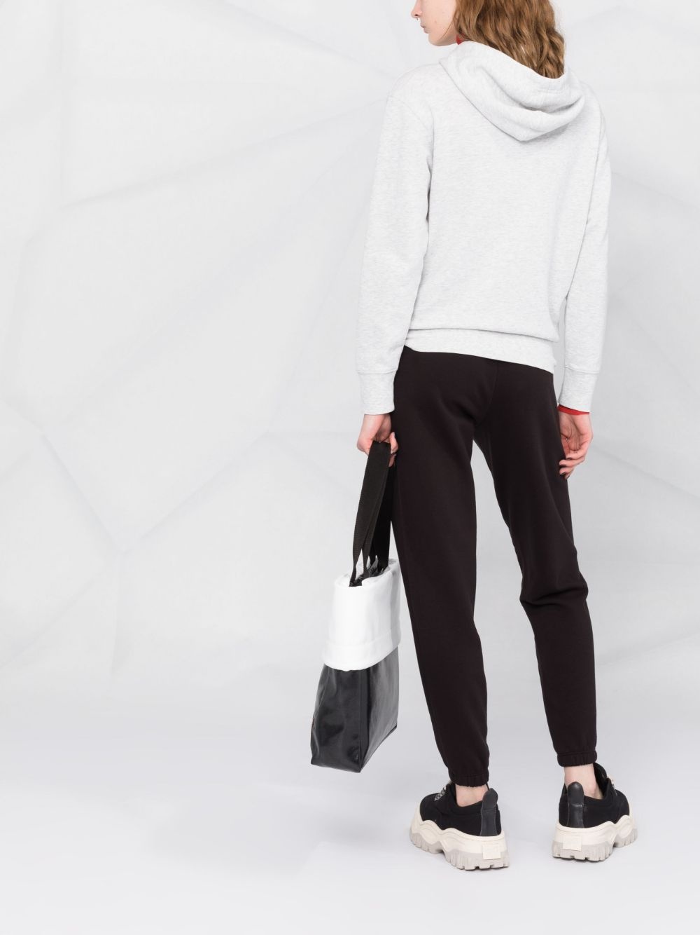 drawstring cotton hoodie - 4