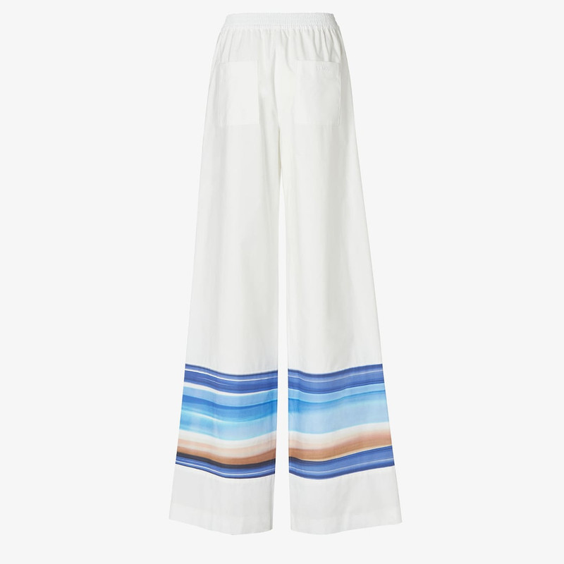 Pants White poplin pants 2