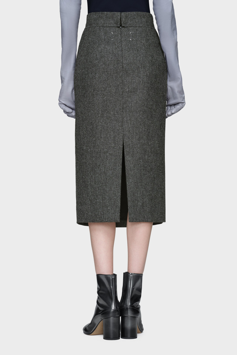 Wool midi skirt 4