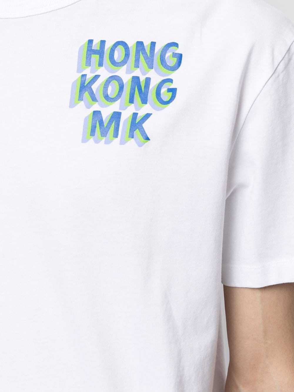 Hong Kong slogan print T-shirt - 5