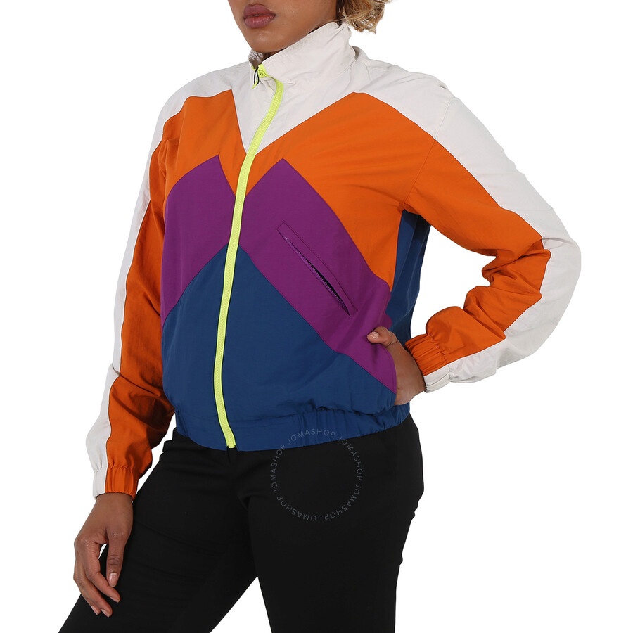 Kenzo Ladies Colorblock Sport Tracksuit Nylon Jacket - 4