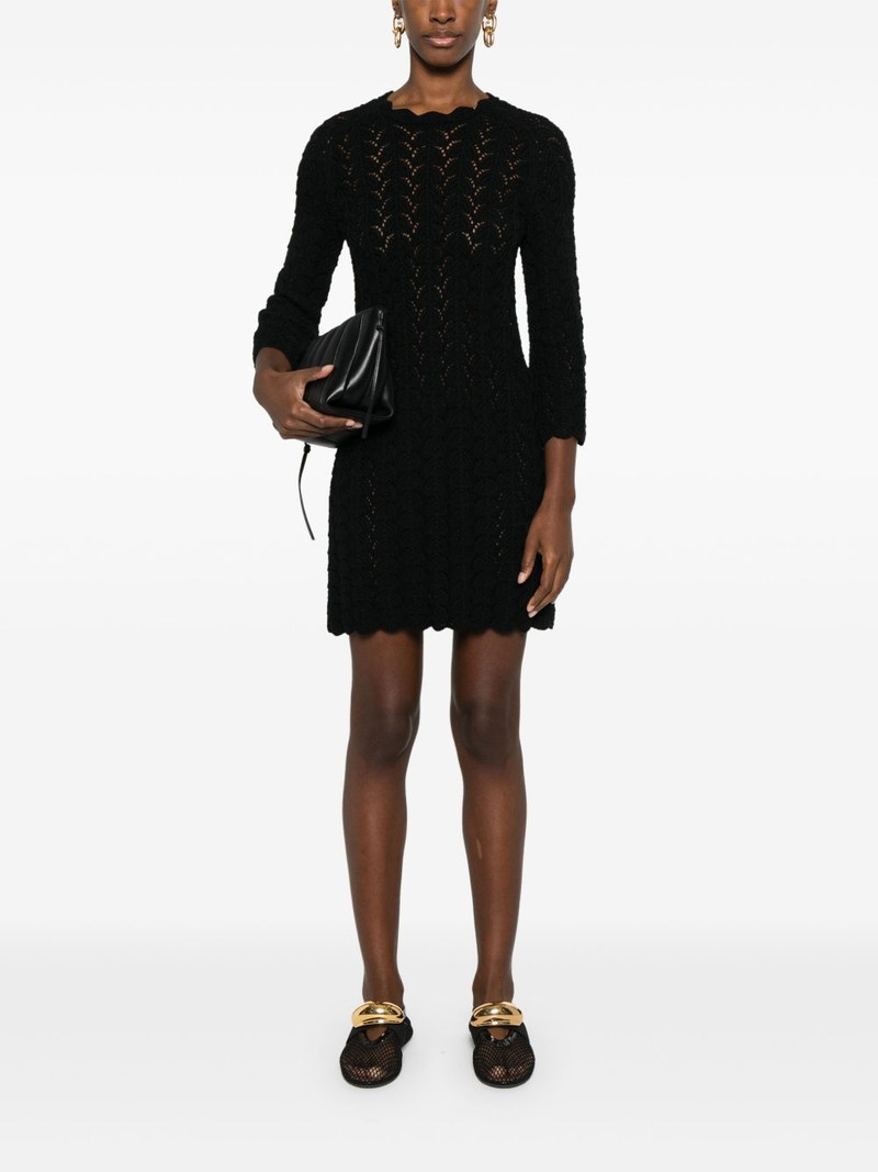 Loulou de Saison Ditu open-knit minidress outlook