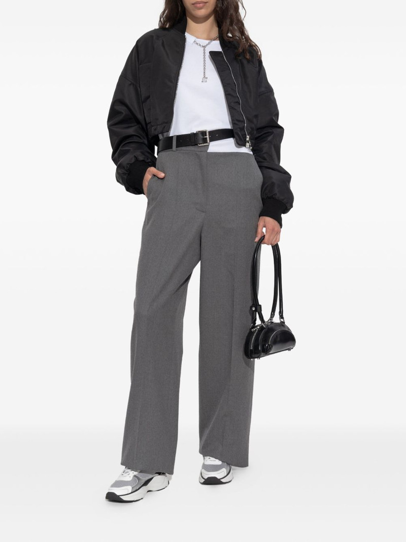 Sportmax cropped zip-fastening bomber jacket outlook