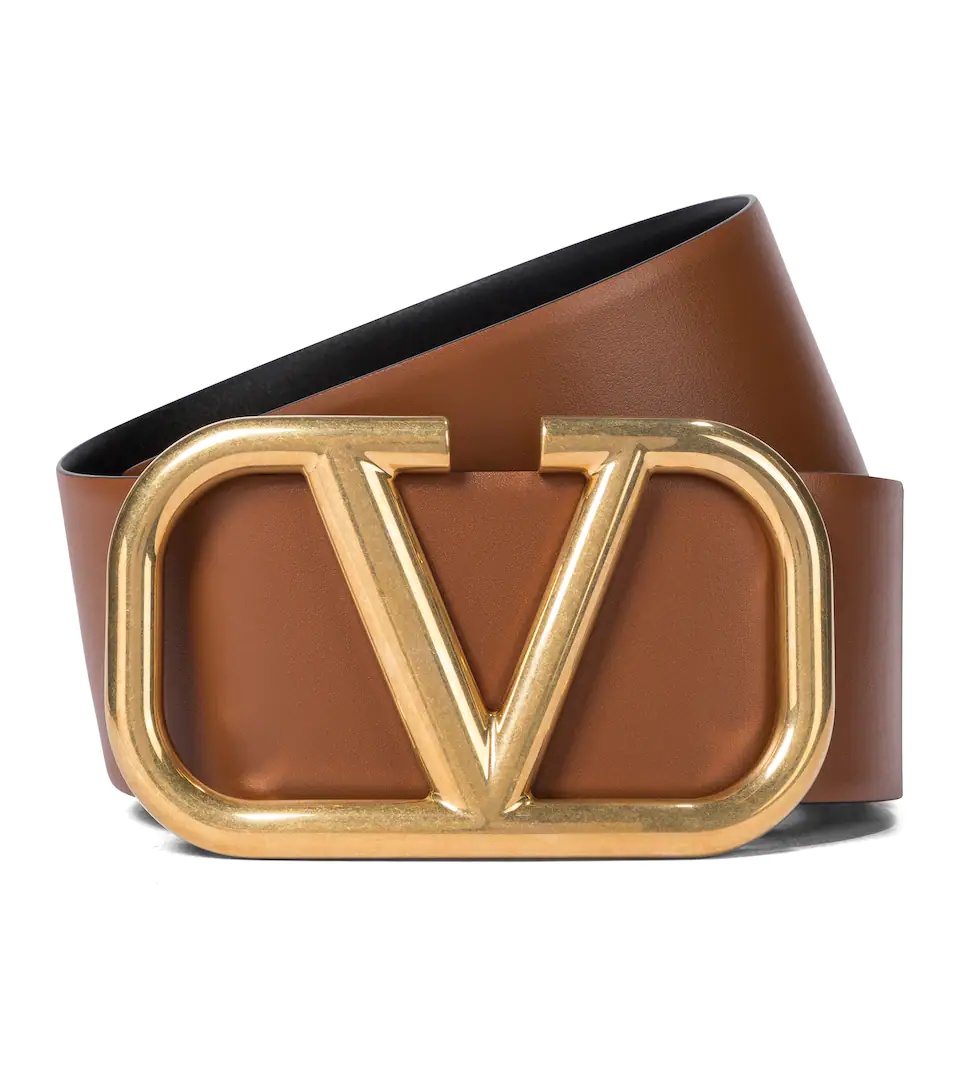 Valentino VLogo reversible leather belt, mytheresa