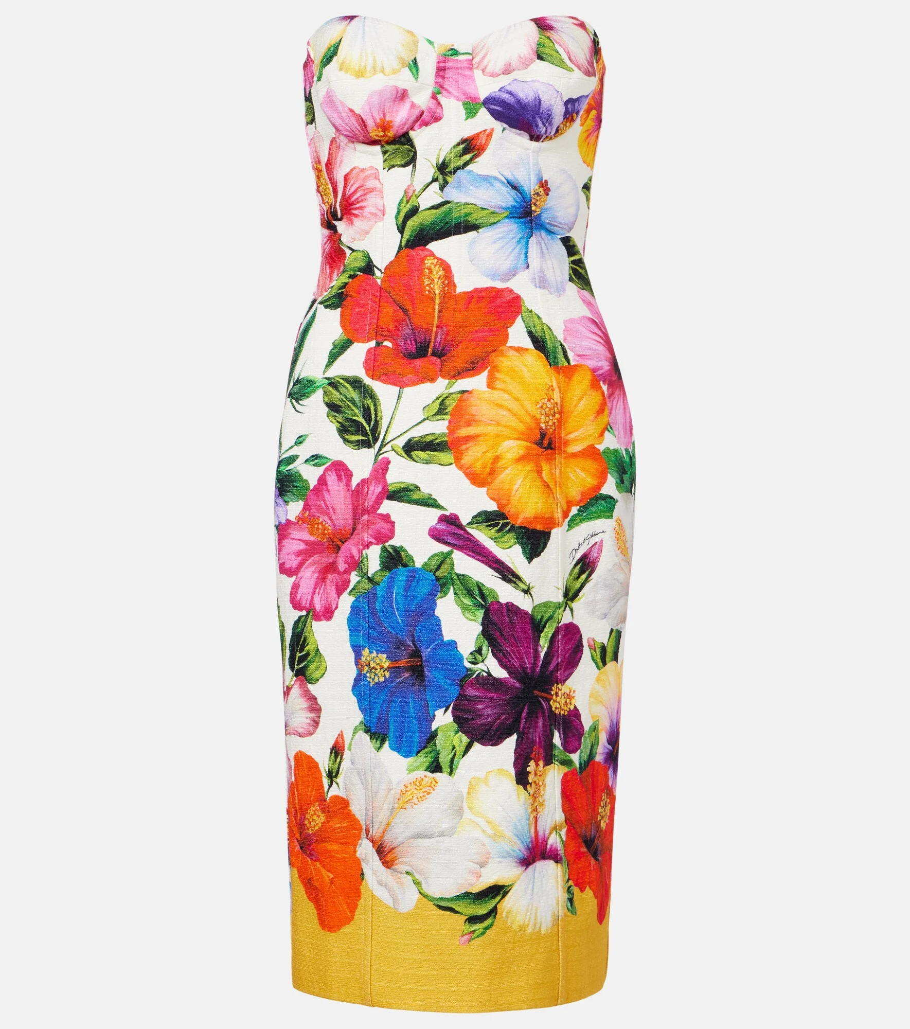 Floral bustier dress - 1