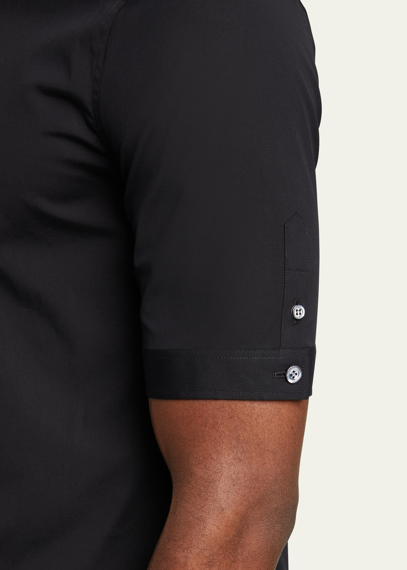 Men's Basic Point-Collar Sport Shirt 4