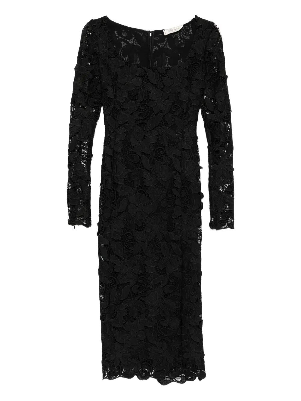 The 'MIDI MACRAME LACE DRESS' by BLUMARINE is an exquisite addition to the women's fashion collectio - 1