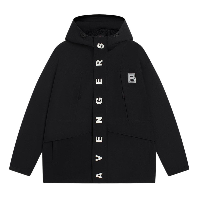 Li-Ning x MARVEL Graphic Windbreaker 'Black White' AFDSC93-2 - 1