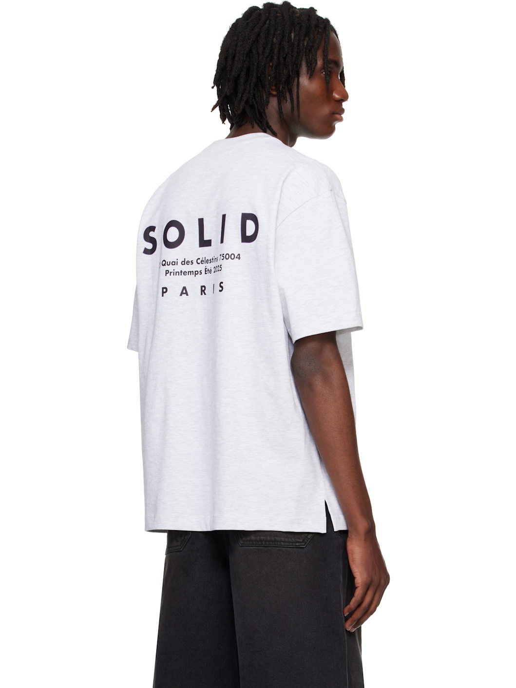 Gray 'Paris' T-shirt - 3