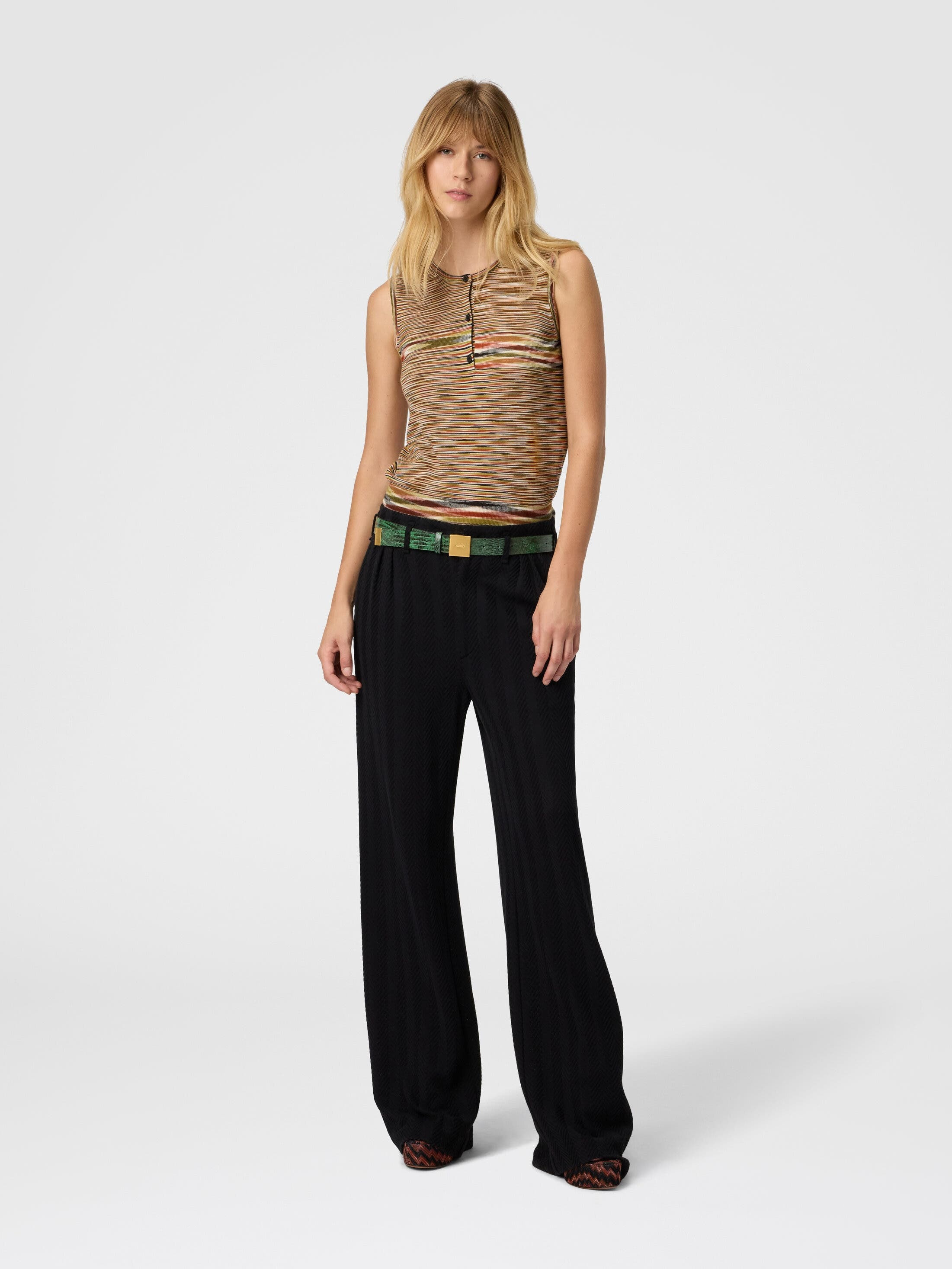 Missoni Buttoned Vest With Flame Pattern in Multicoloured at Nordstrom - 2