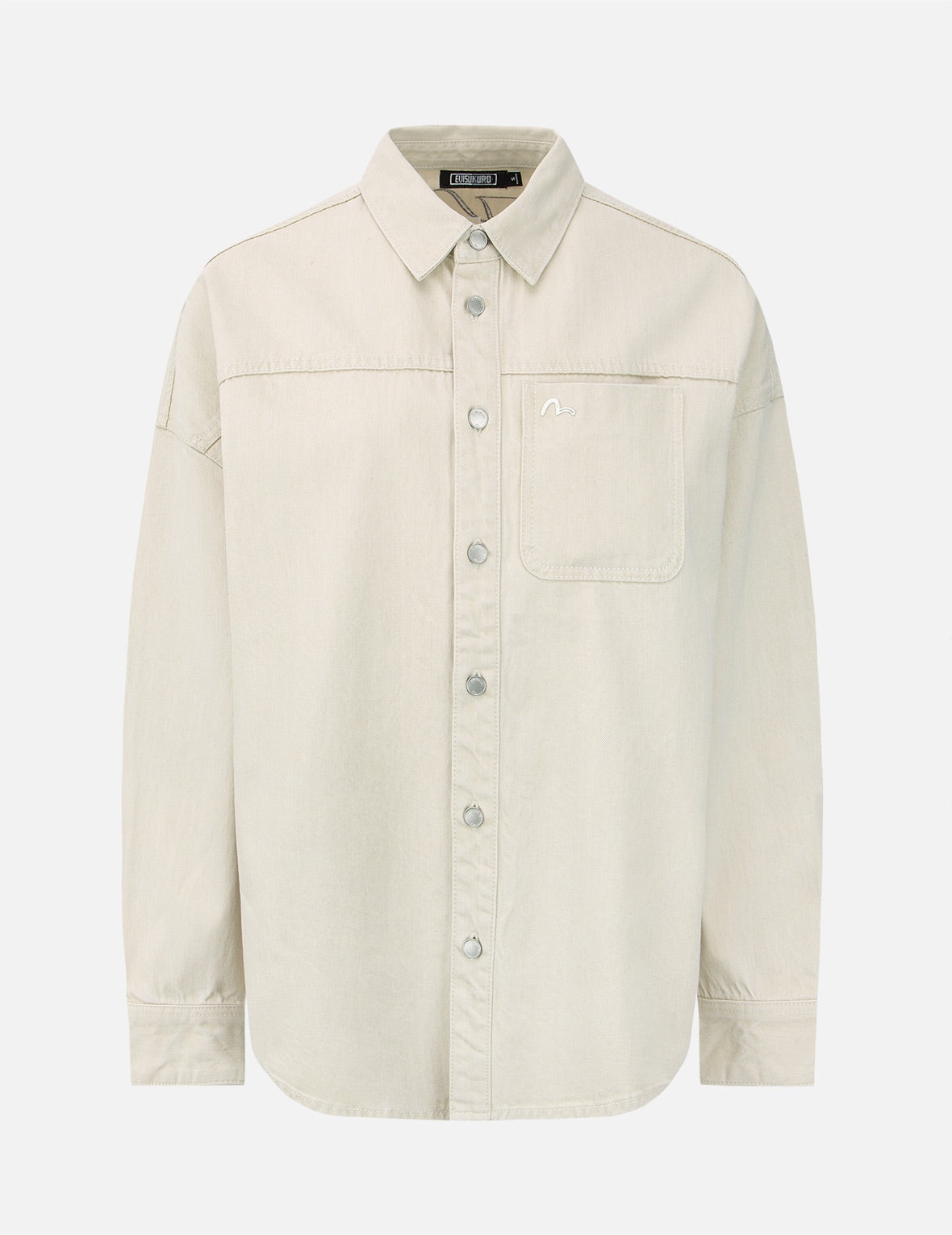 Logo Embroidered Denim Shirt - 2