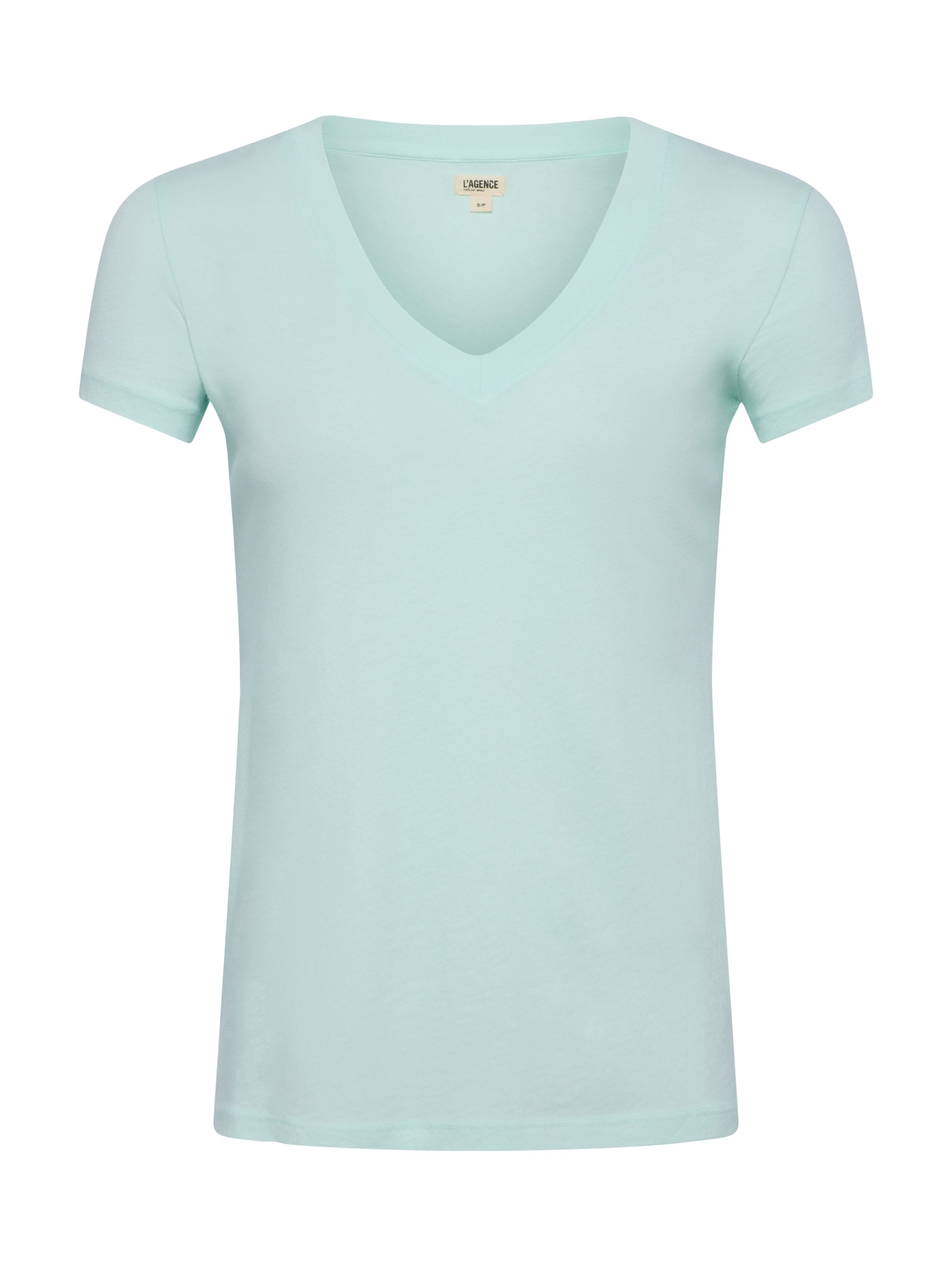 Becca Cotton V-Neck Tee - 1