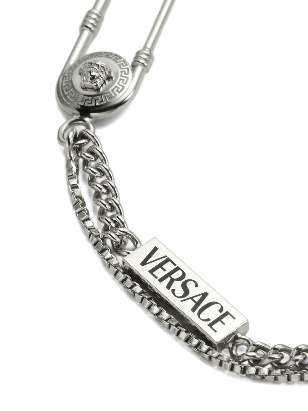 logo-engraved bracelet - 2