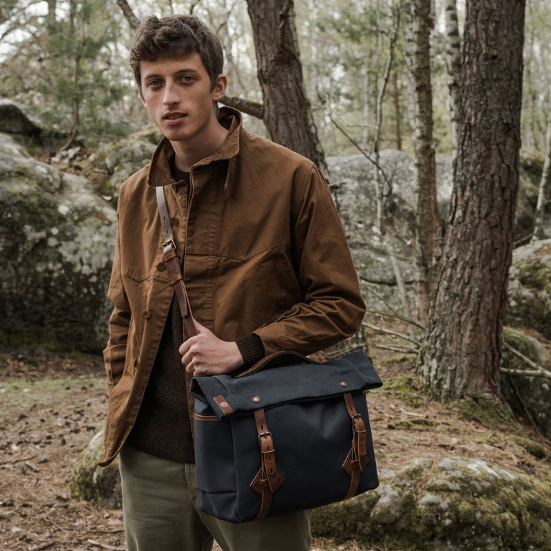 GASTON MUSETTE SATCHEL BAG - KHAKI BM 7
