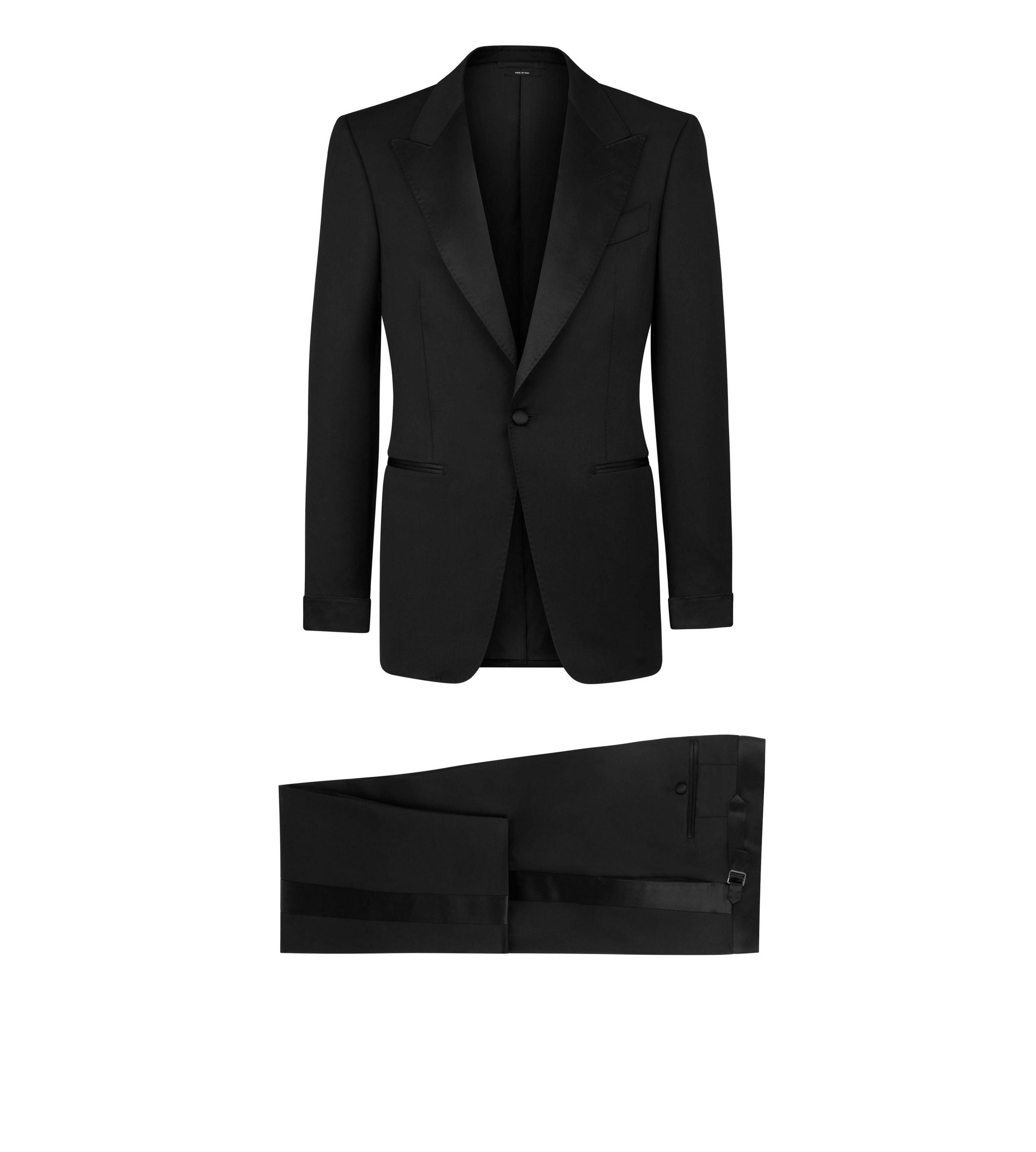 WOOL MOHAIR SHELTON TUXEDO - 1