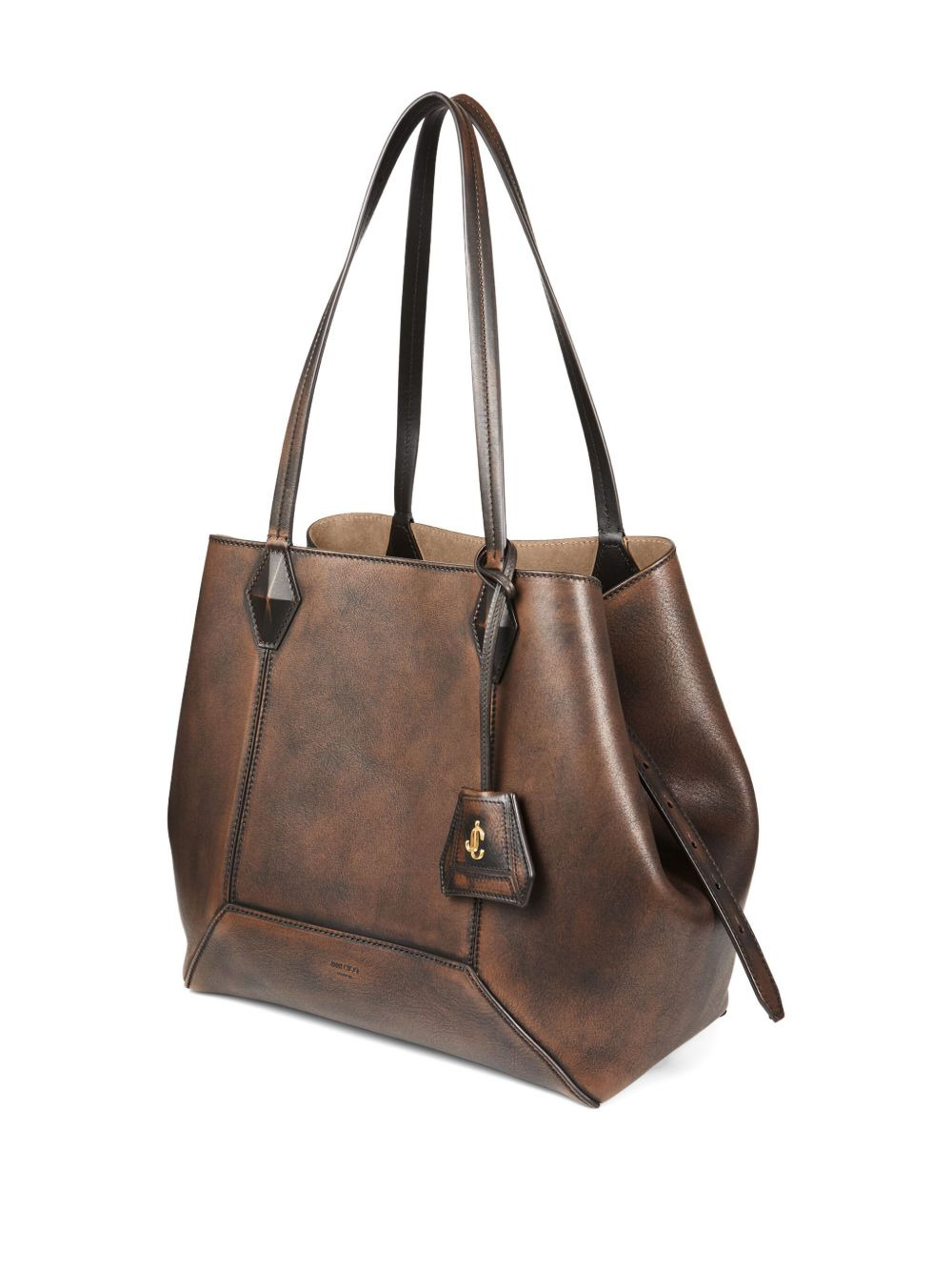 medium Diamond leather shoulder bag - 3