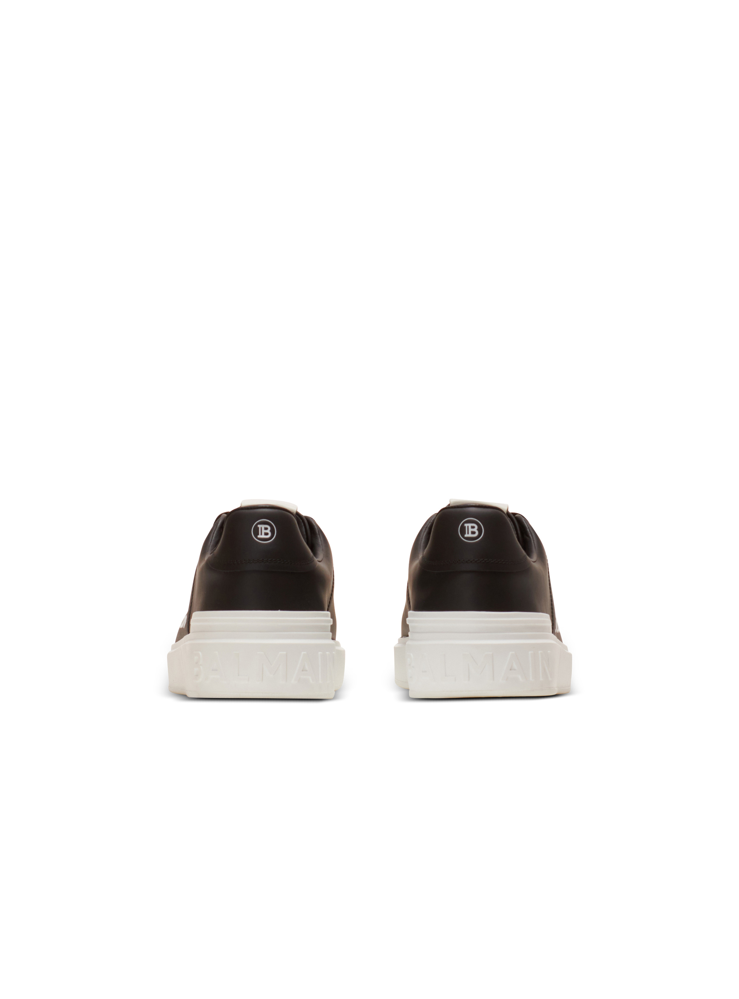 B-Court Balmain Signature calfskin sneakers - 5