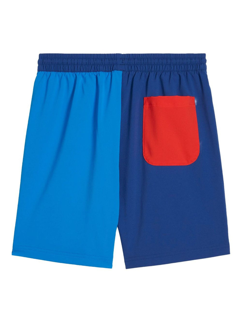 PUMA x BMW M Motorsport colour-block track shorts outlook