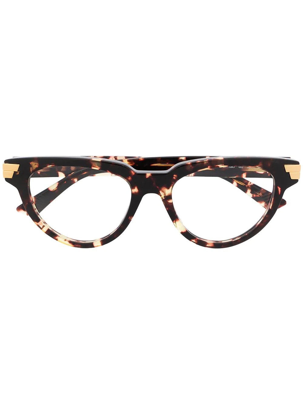 tortoiseshell cat-eye frame glasses - 1