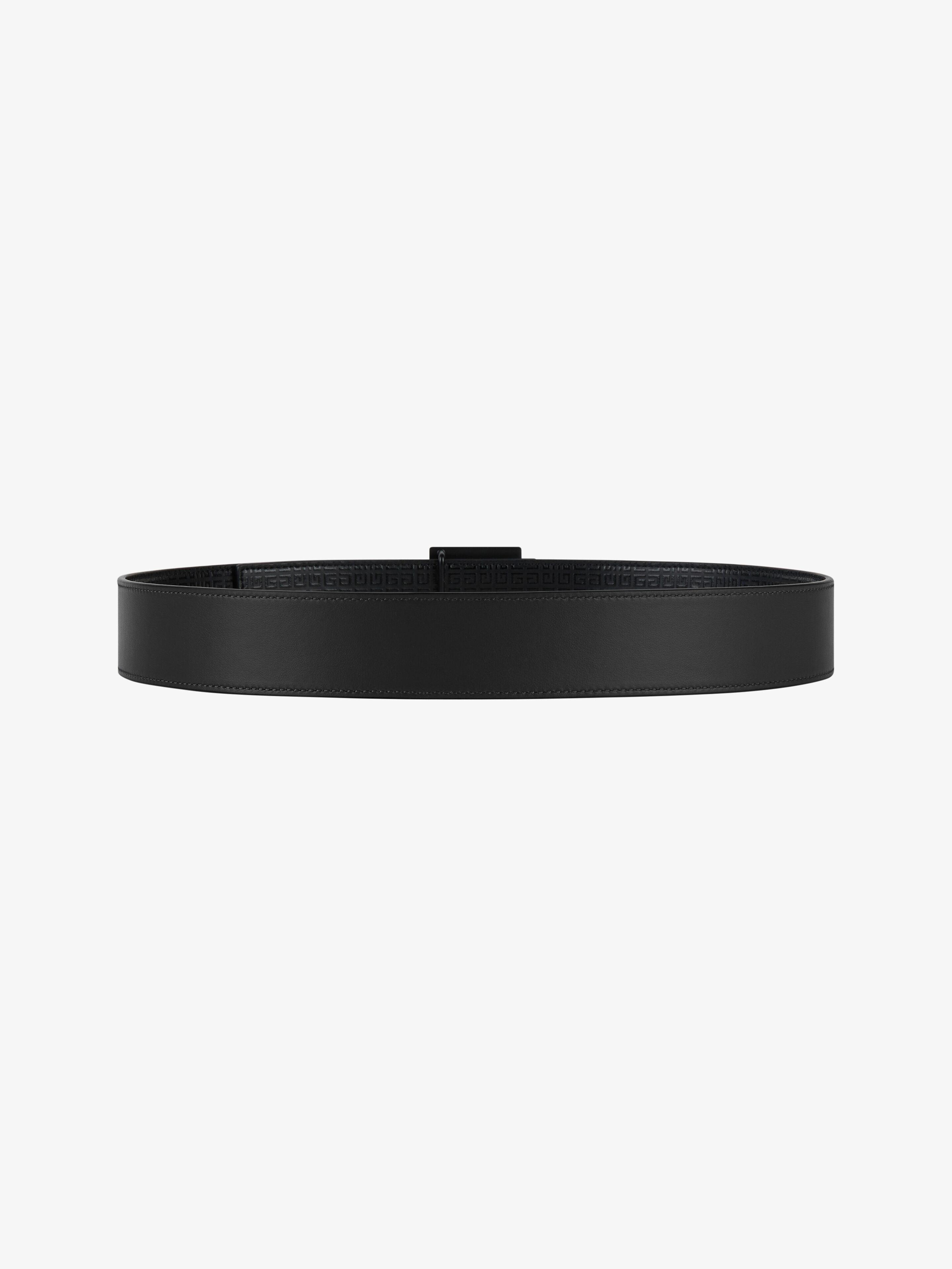 4G REVERSIBLE BELT IN MICRO 4G LEATHER - 4