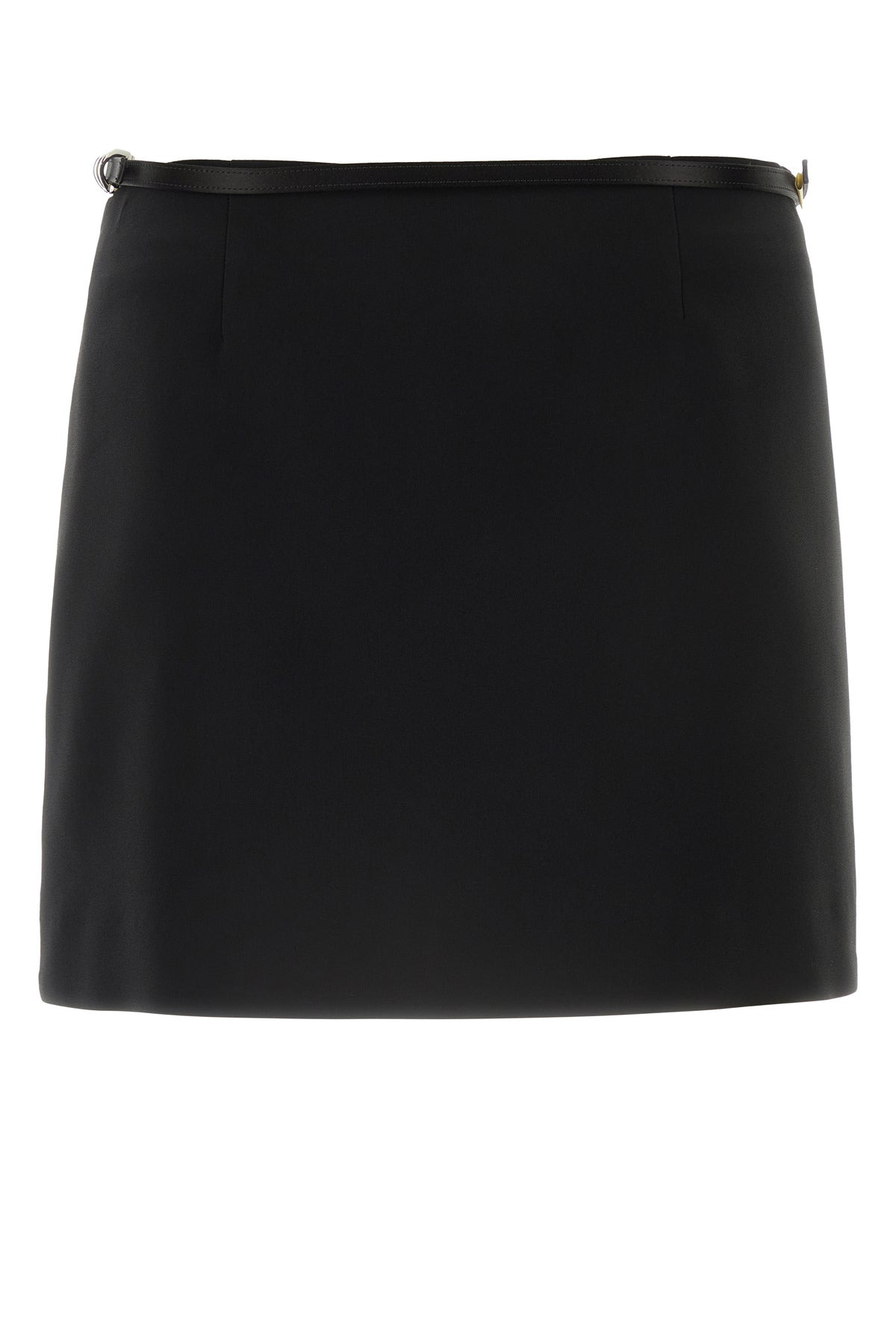 Black duchesse mini skirt - 2