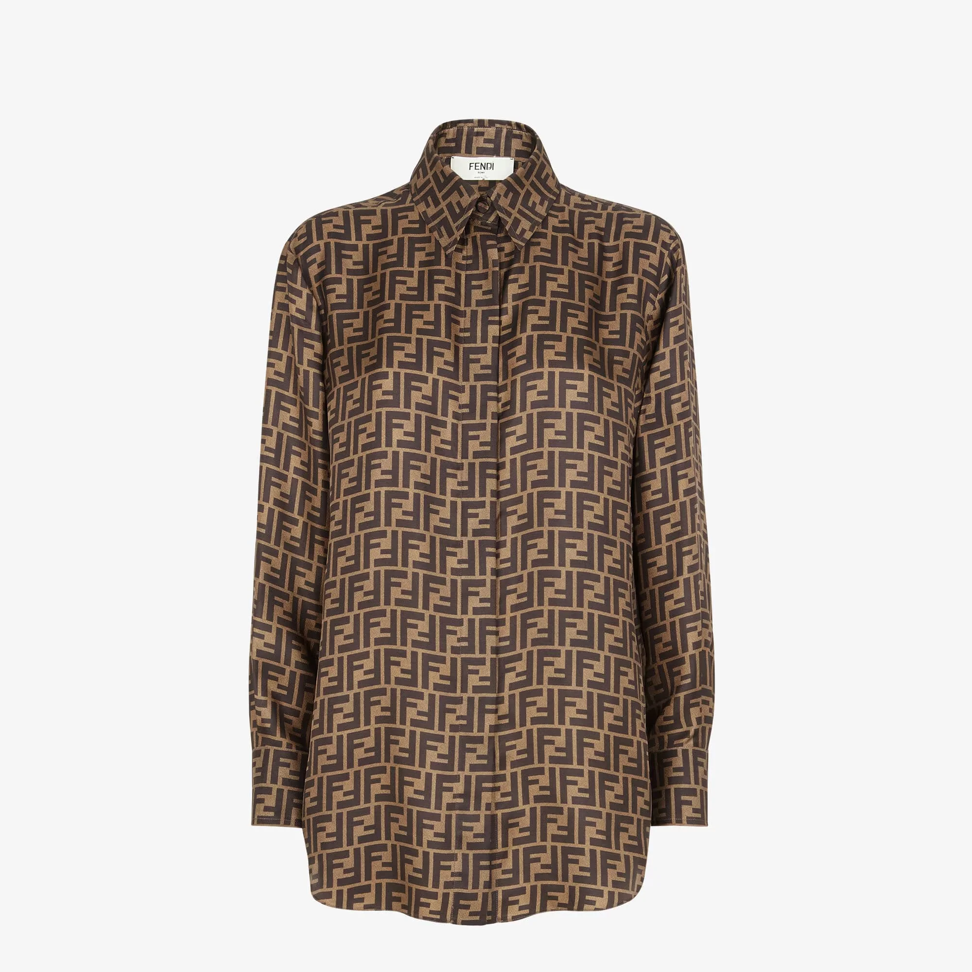 Fendi Silk Ff Shirt - 1